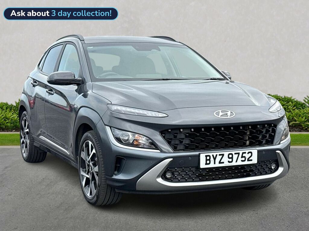 Hyundai Kona 1.0 T-gdi Mhev Premium Suv Hybrid Manua Grey