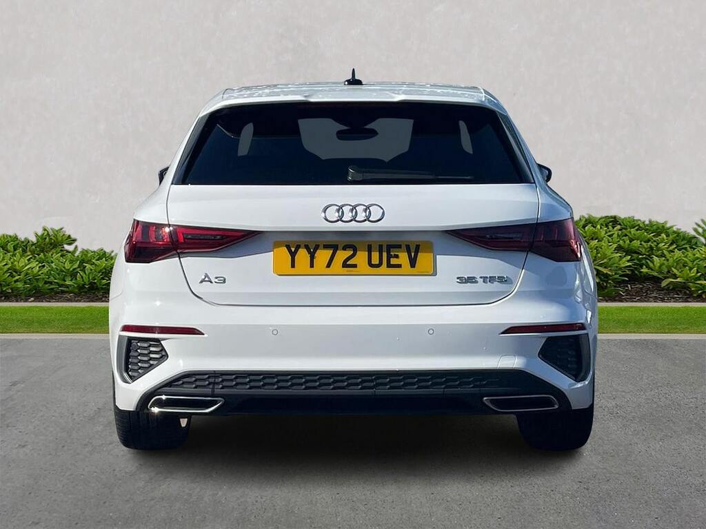 Audi A3 1.5 Tfsi 35 S Line Sportback S Tronic E YY72UEV White #4