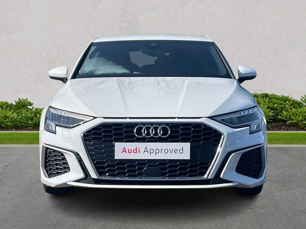 Audi A3 1.5 Tfsi 35 S Line Sportback S Tronic E YY72UEV White #5