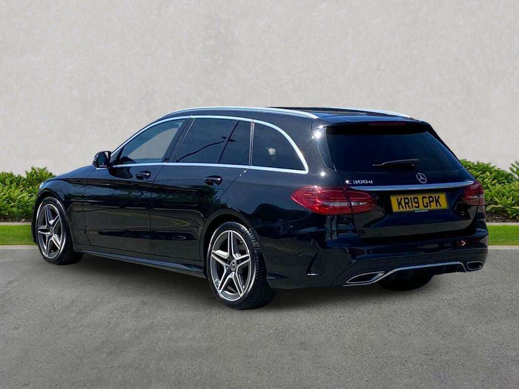 Mercedes-Benz C Class C300d Amg Line 9G-tronic KR19GPK Black #2