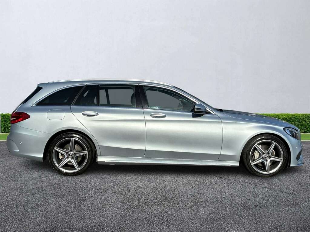 Mercedes-Benz C Class C220d Amg Line 9G-tronic KT18EOK Silver #3