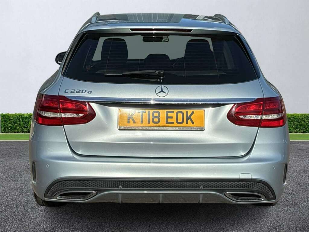 Mercedes-Benz C Class C220d Amg Line 9G-tronic KT18EOK Silver #4
