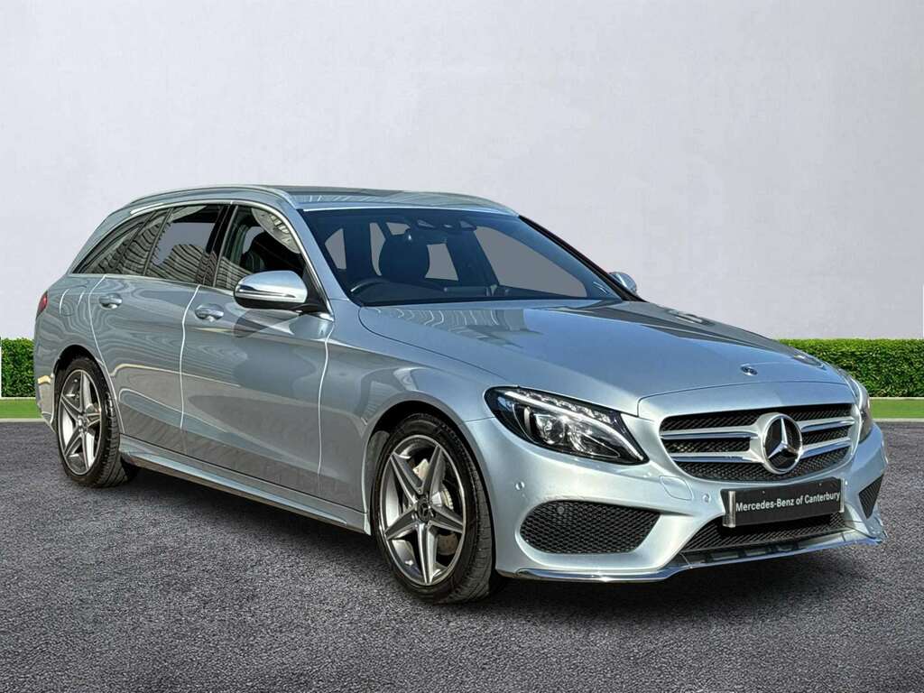 Mercedes-Benz C Class C220d Amg Line 9G-tronic Silver