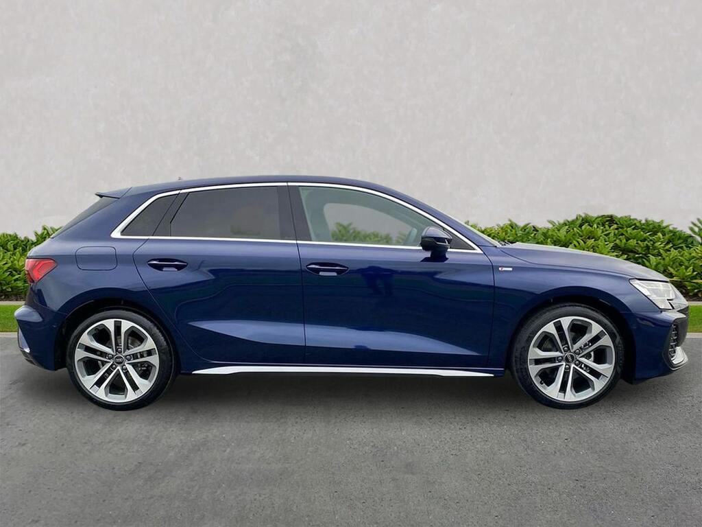 Audi A3 1.5 Tfsi 150 S Line S Tronic Tech Pack NV75BNX Blue #3