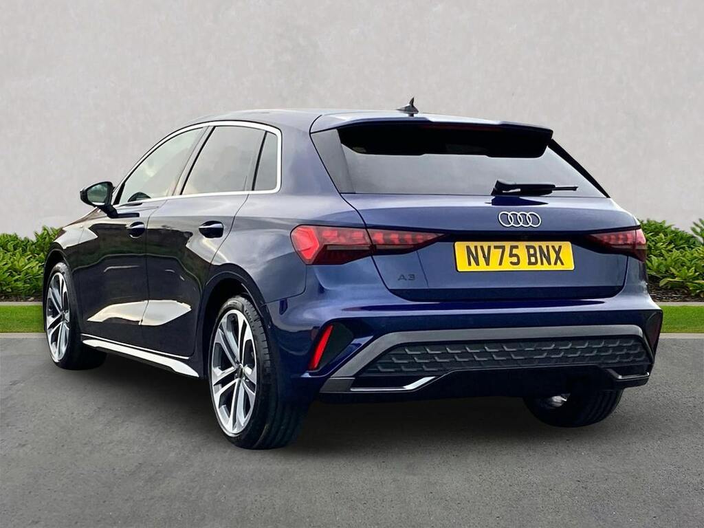 Audi A3 1.5 Tfsi 150 S Line S Tronic Tech Pack NV75BNX Blue #2