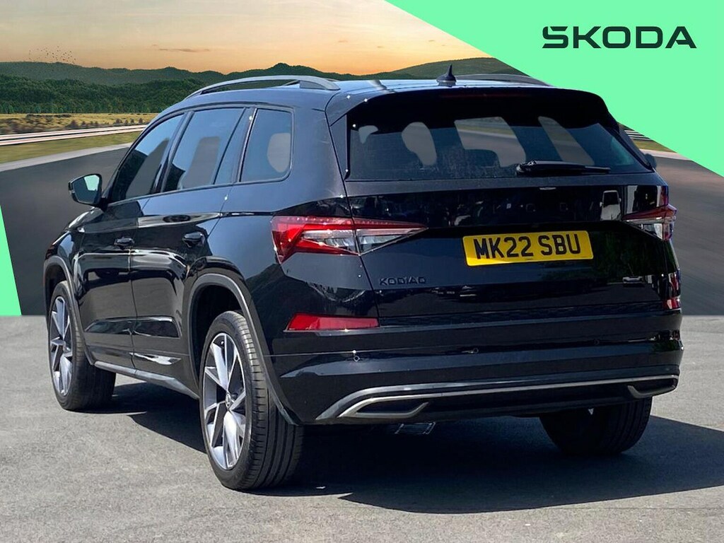 Skoda Kodiaq 1.5 Tsi Act Sportline Suv Dsg Euro 6 S MK22SBU Black #2