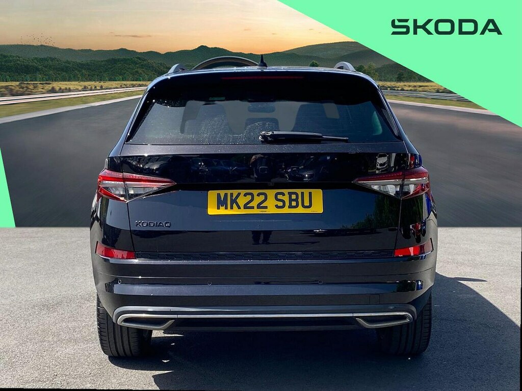 Skoda Kodiaq 1.5 Tsi Act Sportline Suv Dsg Euro 6 S MK22SBU Black #4