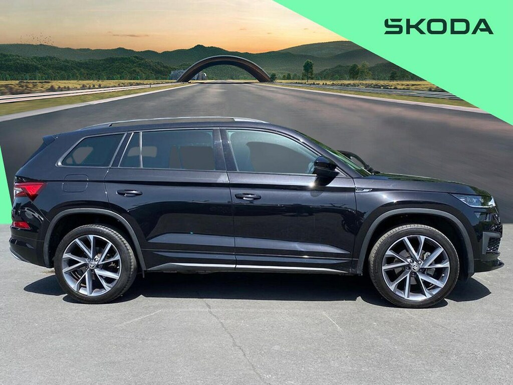 Skoda Kodiaq 1.5 Tsi Act Sportline Suv Dsg Euro 6 S MK22SBU Black #3
