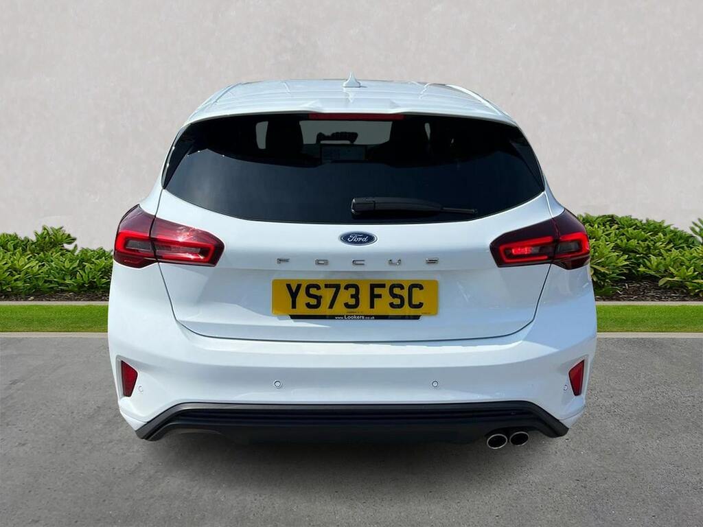 Ford Focus 1.0T Ecoboost St-line Hatchback YS73FSC White #4