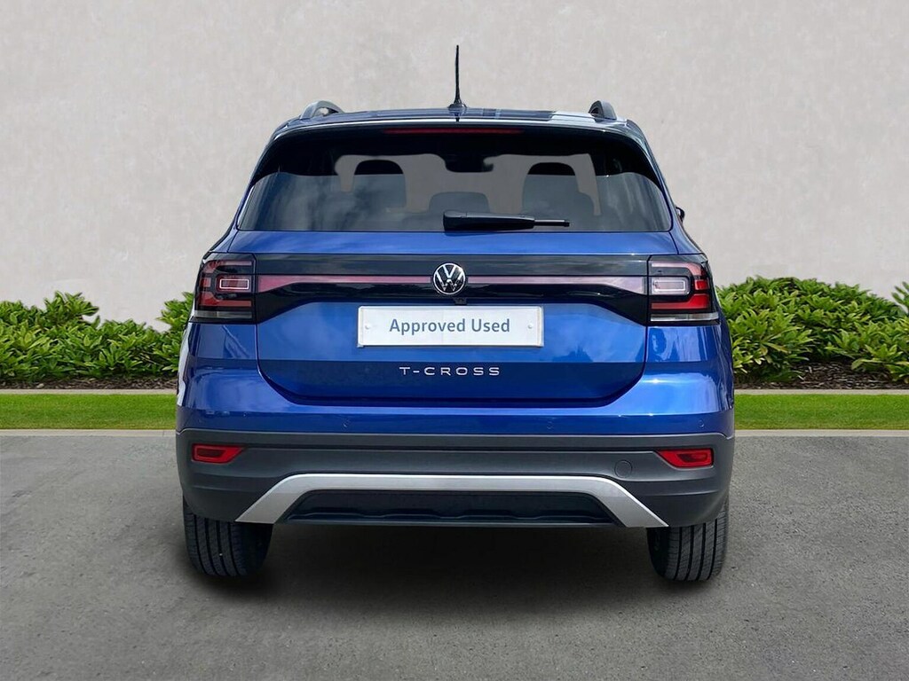 Volkswagen T-Cross 1.0 Tsi Black Edition Suv Dsg Euro 6 S NU73MXE Blue #4