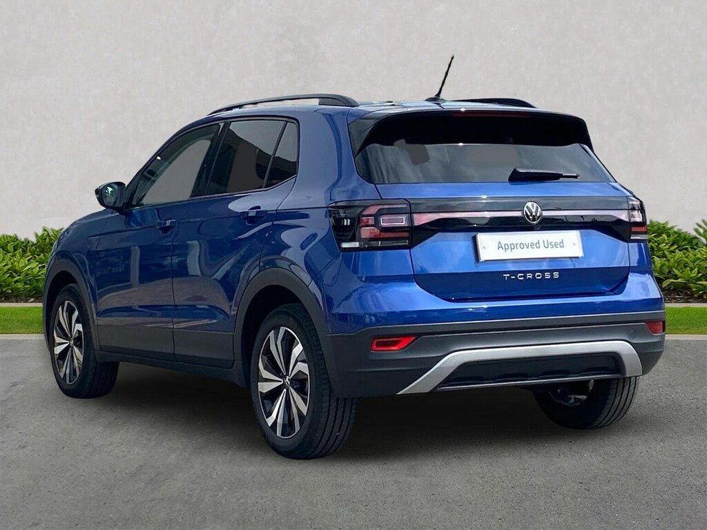 Volkswagen T-Cross 1.0 Tsi Black Edition Suv Dsg Euro 6 S NU73MXE Blue #2