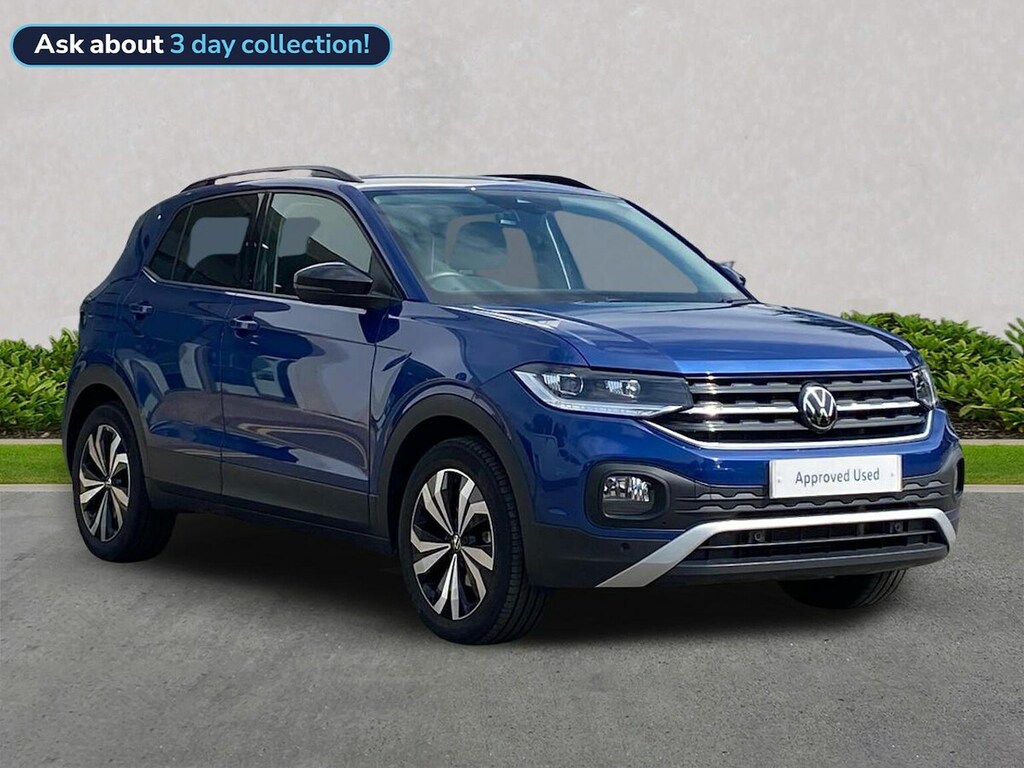 Volkswagen T-Cross 1.0 Tsi Black Edition Suv Dsg Euro 6 S Blue