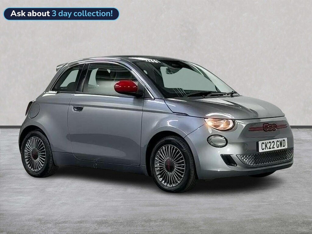 Fiat 500 24Kwh Red Hatchback 95 Ps Grey