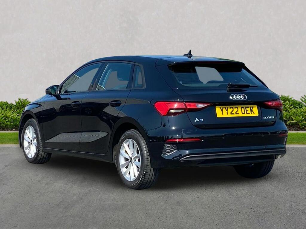 Audi A3 1.0 Tfsi 30 Technik Sportback Eu YY22OEK Black #2