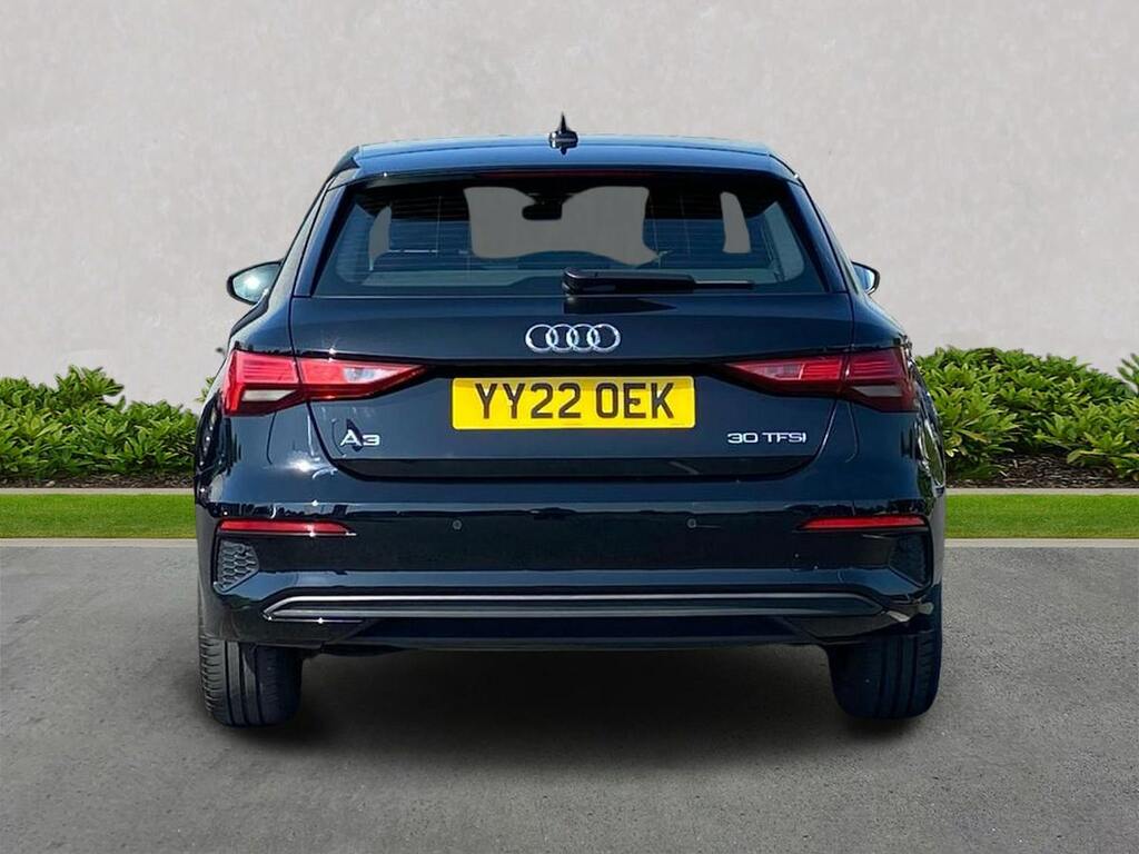 Audi A3 1.0 Tfsi 30 Technik Sportback Eu YY22OEK Black #4