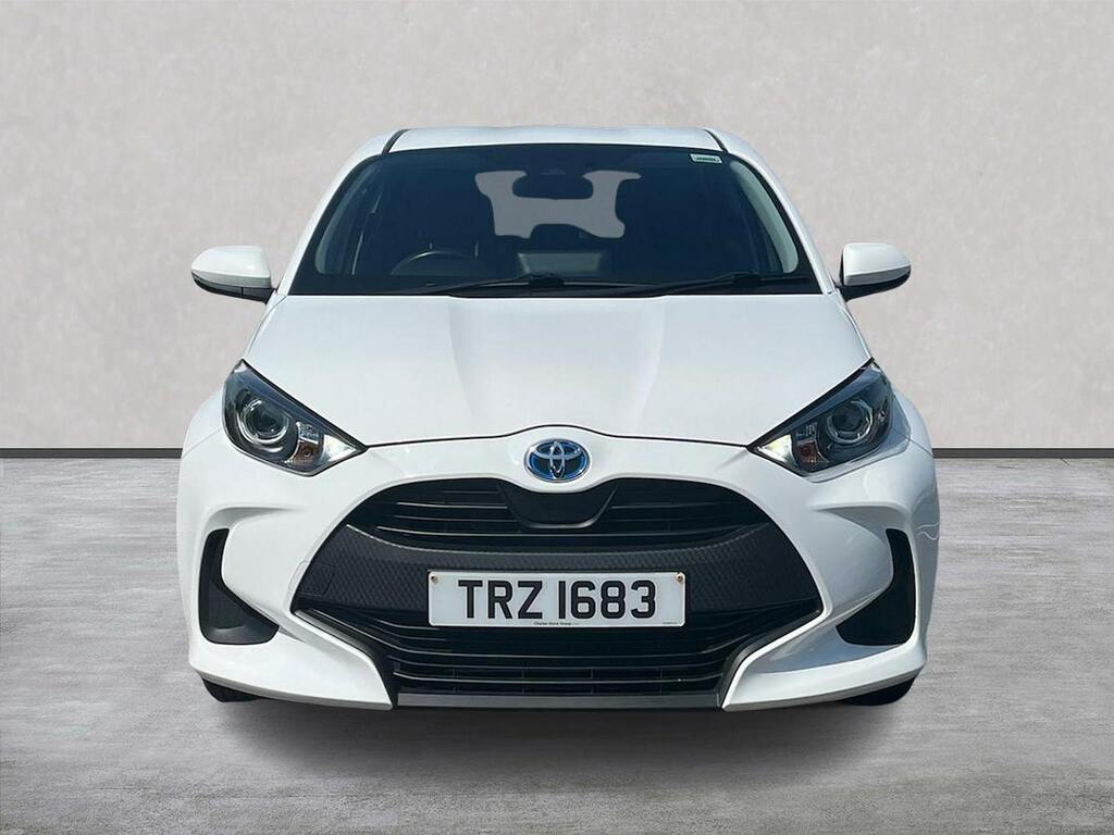 Toyota Yaris 1.5 Vvt-h Icon Hatchback Hybrid E-cvt E TRZ1683 White #5