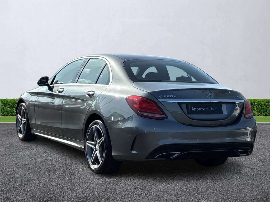 Mercedes-Benz C Class C220d 4Matic Amg Line Premium Plus DY17YPU Grey #2