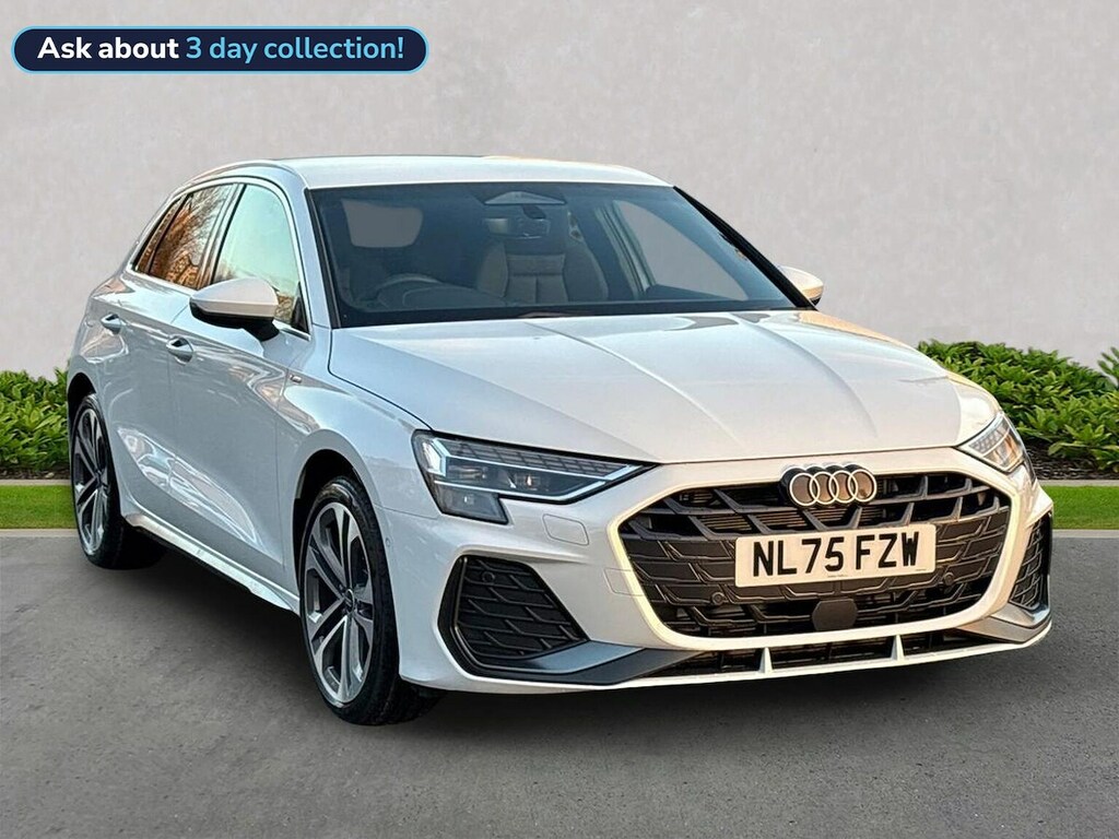 Audi A3 A3 Sportback S Line Tfsi 150 Ps S Tronic White