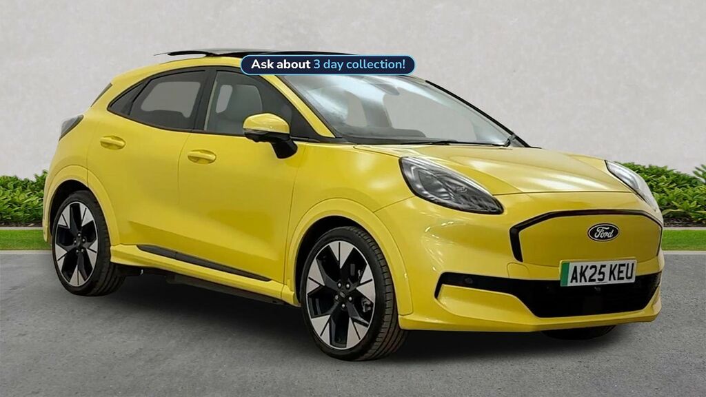 Ford Puma 123Kw Premium 43Kwh Adv Driver Assist Yellow