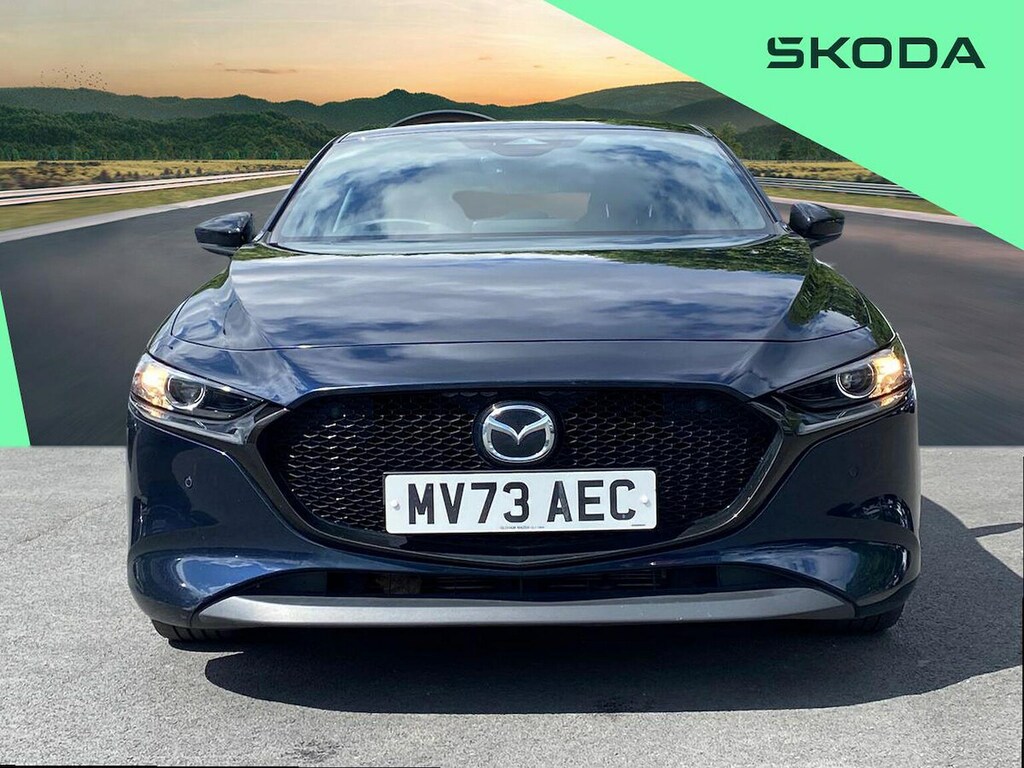 Mazda 3 2.0 E-skyactiv-g Mhev Homura Hatchback MV73AEC Blue #5