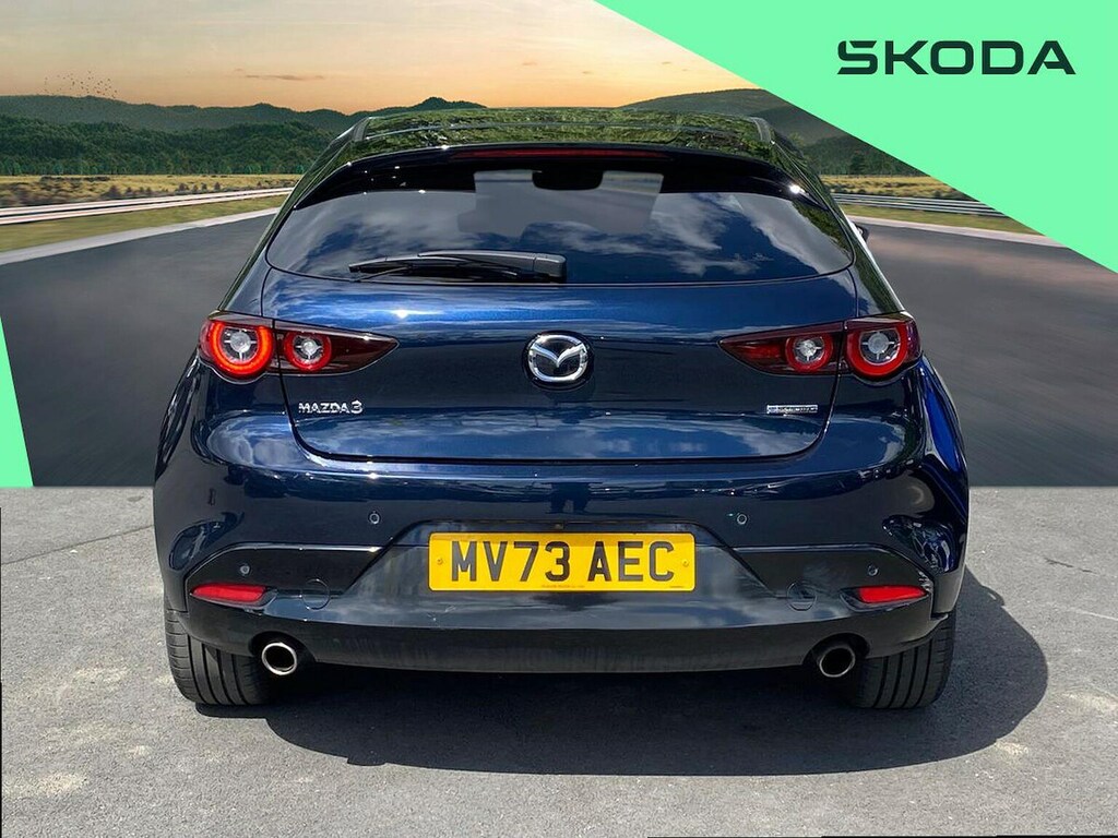 Mazda 3 2.0 E-skyactiv-g Mhev Homura Hatchback MV73AEC Blue #4