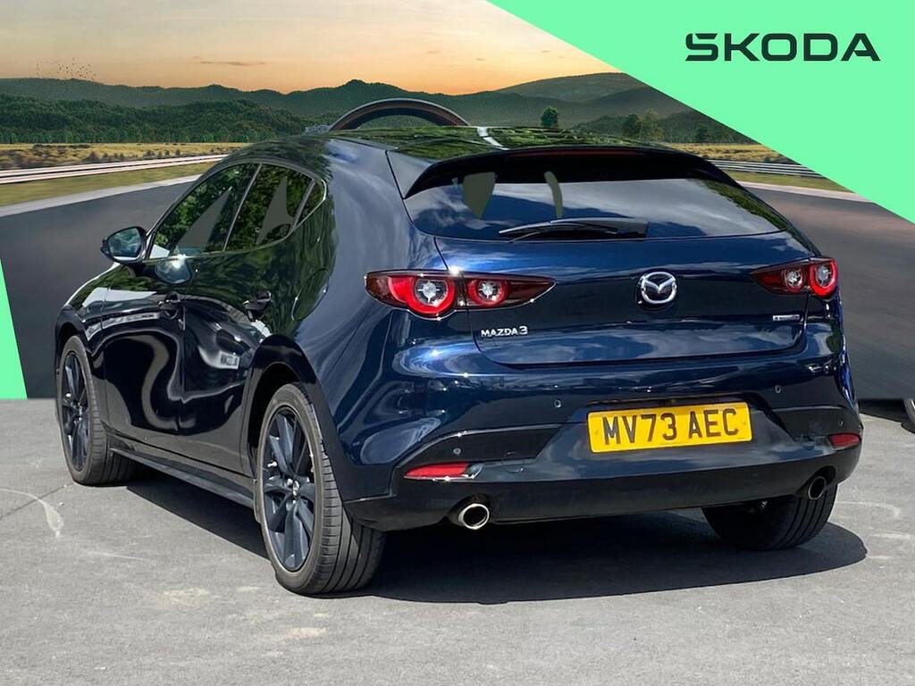 Mazda 3 2.0 E-skyactiv-g Mhev Homura Hatchback MV73AEC Blue #2