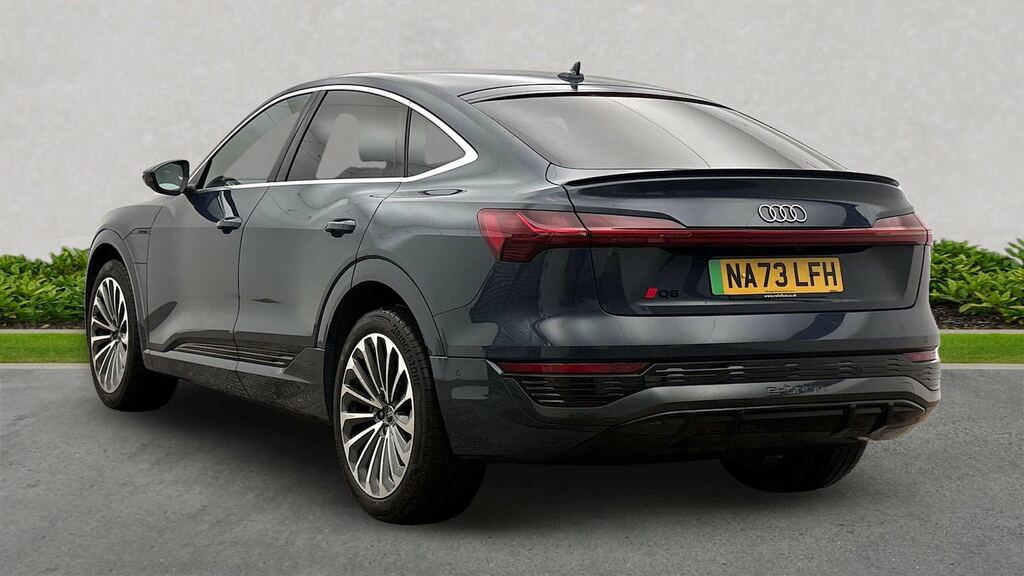 Audi Q8 e tron 55 S Line Sportback Quattro 114K Blue #2