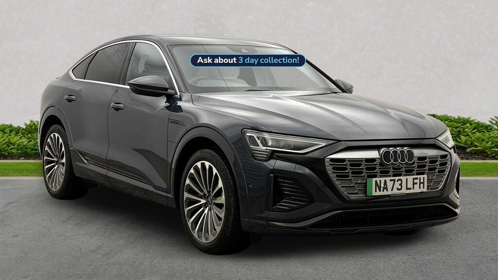 Audi Q8 e tron 55 S Line Sportback Quattro 114K Blue
