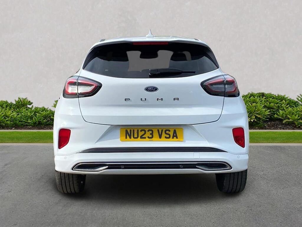 Ford Puma 1.0 Ecoboost Hybr Mhev 155 St-line Vignale Dct NU23VSA White #4