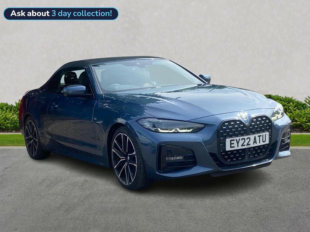 BMW 4 Series 2.0 420I M Sport Convertible Euro Blue
