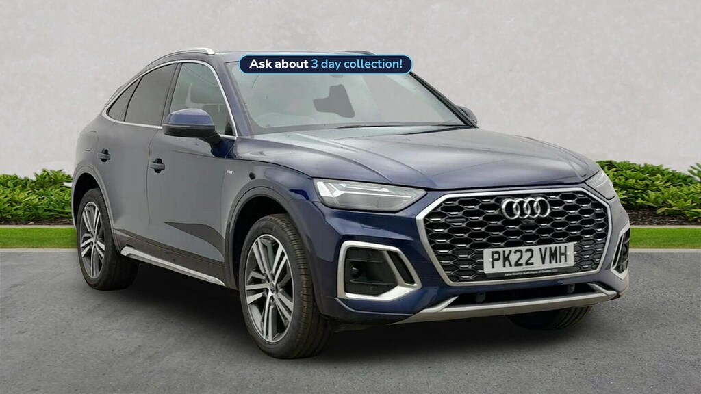 Audi Q5 2.0 Tdi 40 S Line Sportback S Tronic Qu Blue