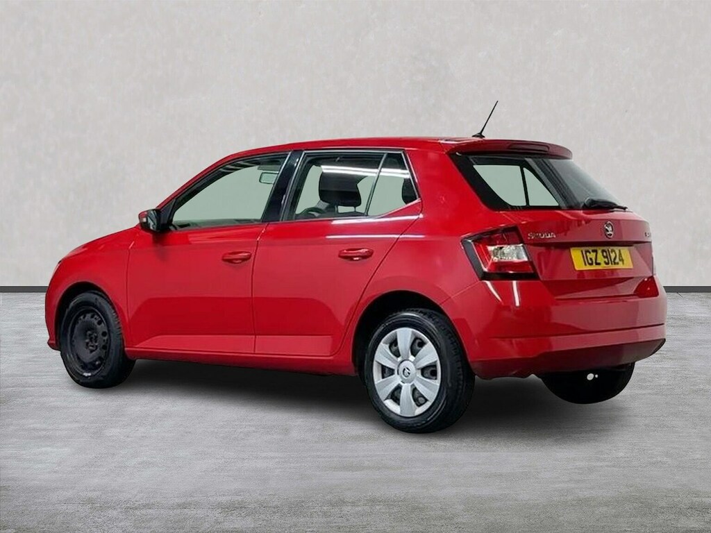 Skoda Fabia 1.0 S Hatchback Euro 6 Ss 60 IGZ9124 Red #2