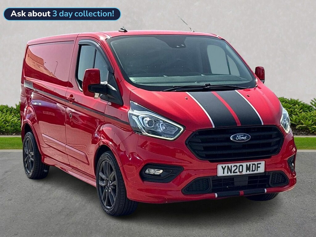Ford Transit Custom 2.0 290 Ecoblue Sport Panel Van L1 Red
