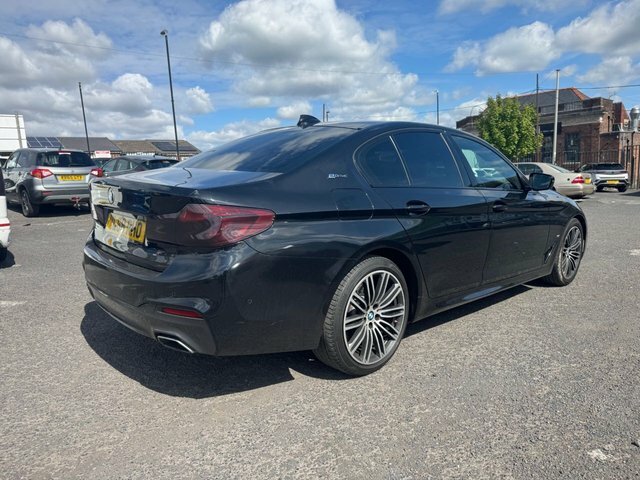BMW 5 Series 2.0 530E 9.2Kwh M Sport Saloon Plug-in ML68RHO Black #2