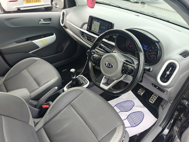 Kia Picanto 1.25 X-line S Hatchback Euro 6 GD18UXN Black #4