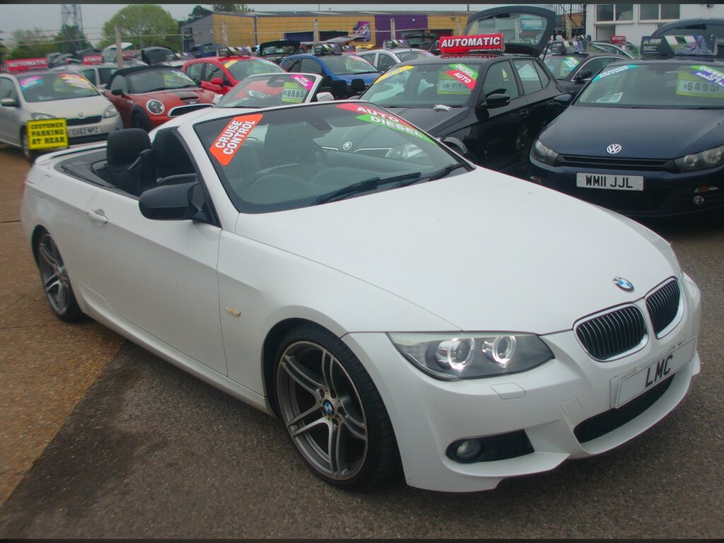 BMW 3 Series 2.0 320D Sport Plus Edition Convertible White