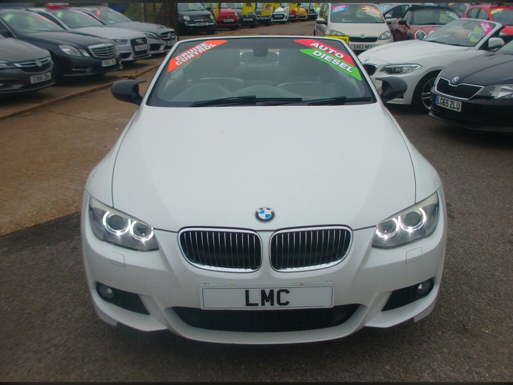 BMW 3 Series 2.0 320D Sport Plus Edition Convertible MT12LXF White #2