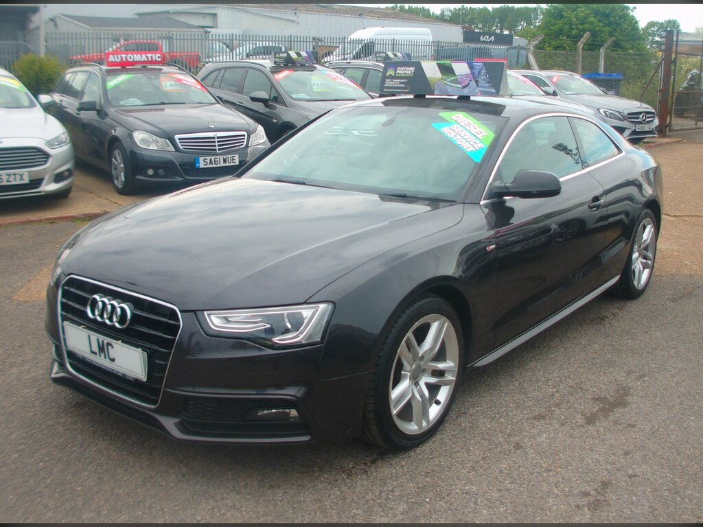 Audi A5 2.0 Tdi S Line Coupe Euro 6 Ss NV16YJK Grey #3