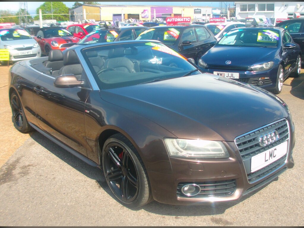 Audi A5 2.0 Tdi S Line Convertible Ss Brown