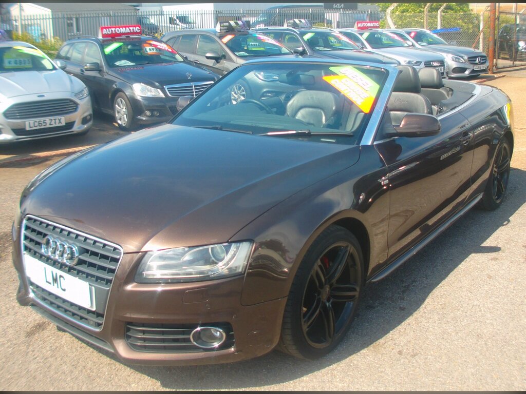 Audi A5 2.0 Tdi S Line Convertible Ss Brown #3