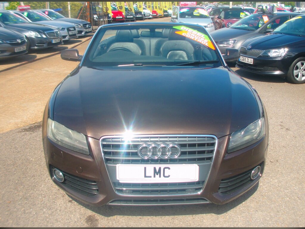 Audi A5 2.0 Tdi S Line Convertible Ss Brown #2