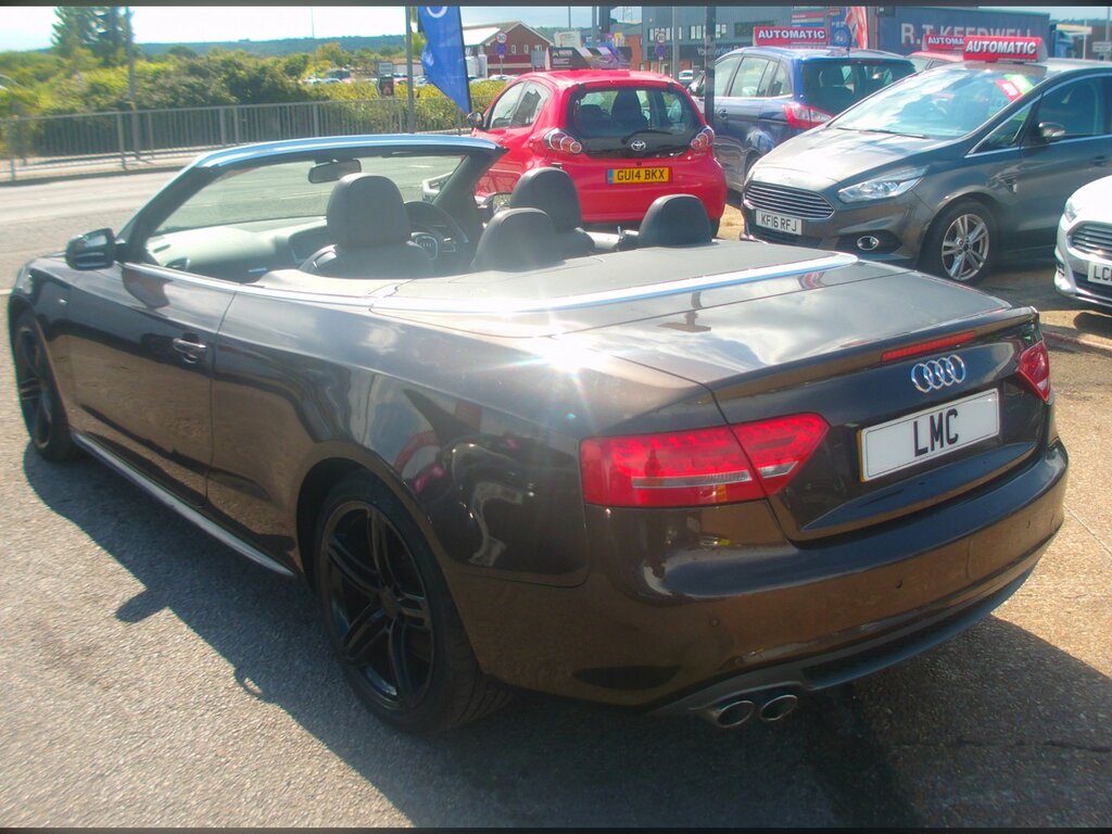Audi A5 2.0 Tdi S Line Convertible Ss Brown #4