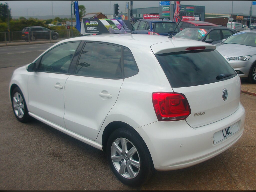 Volkswagen Polo 1.2 Match Hatchback LL61YDE White #4