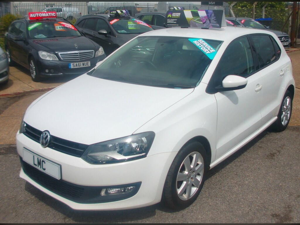 Volkswagen Polo 1.2 Match Hatchback LL61YDE White #3