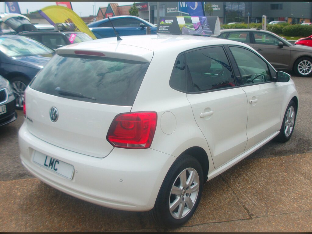 Volkswagen Polo 1.2 Match Hatchback LL61YDE White #6