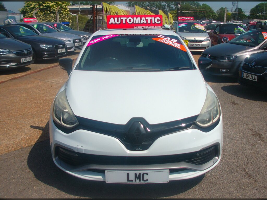 Renault Clio 1.6 Tce Renaultsport Nav Lux Hatchback KV65SDU White #2