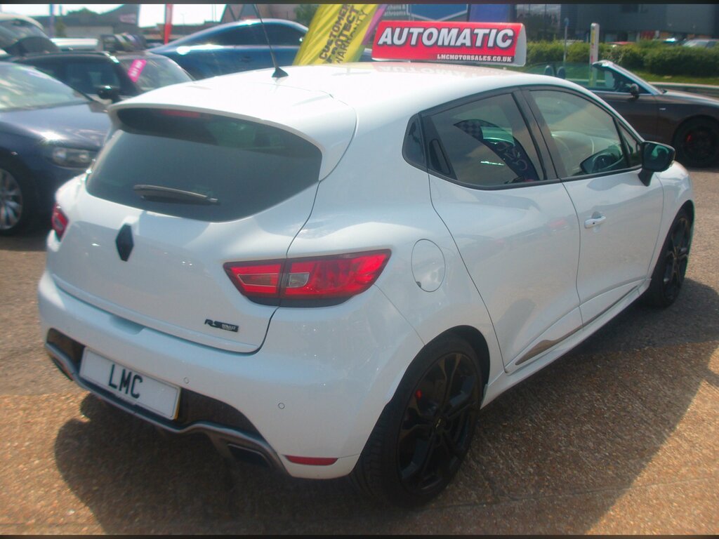 Renault Clio 1.6 Tce Renaultsport Nav Lux Hatchback KV65SDU White #4