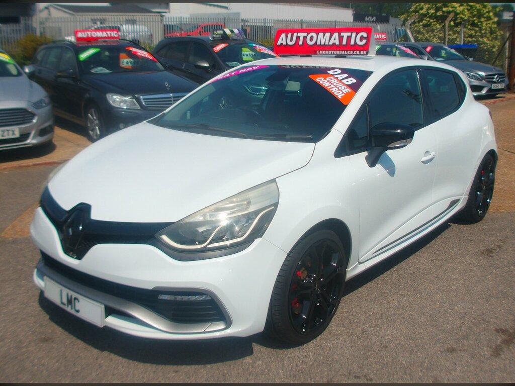 Renault Clio 1.6 Tce Renaultsport Nav Lux Hatchback KV65SDU White #3