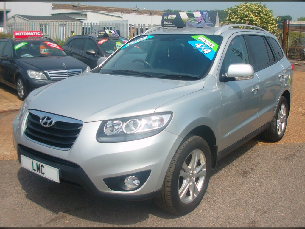 Hyundai Santa Fe 2.2 Crdi Premium Suv 4Wd 194 Bh Silver #3
