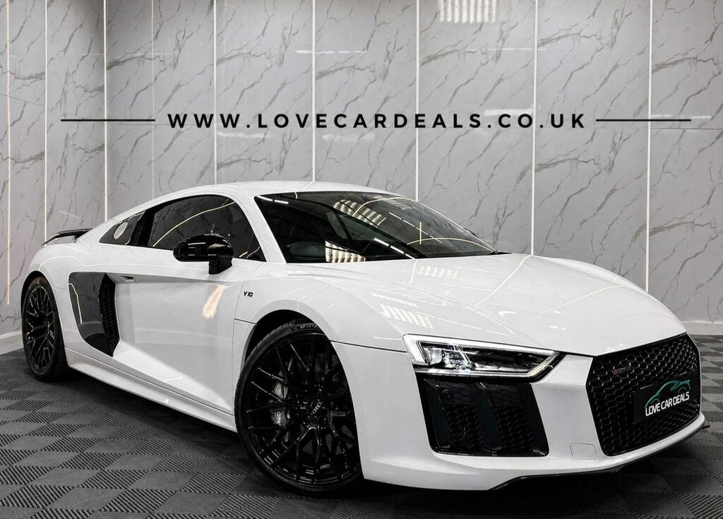 Audi R8 5.2 Fsi V10 Plus S Tronic Quattro Euro 6 Ss White